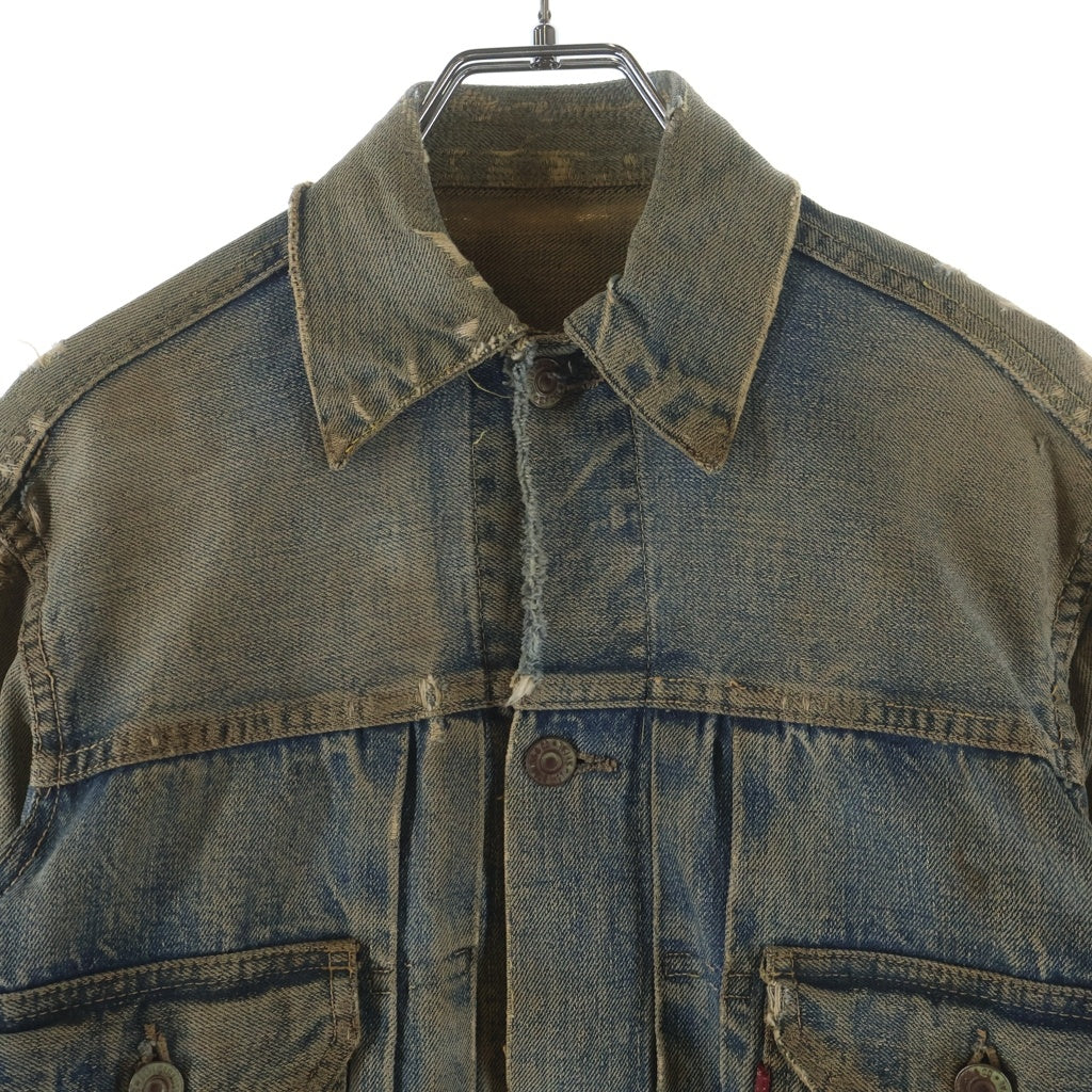 Levi's(リーバイス) 50S VINTAGE 507XX 2nd ボタン裏17 BIG E 紙パッチ セカンド ヴィンテージ デニムジャケット インディゴ