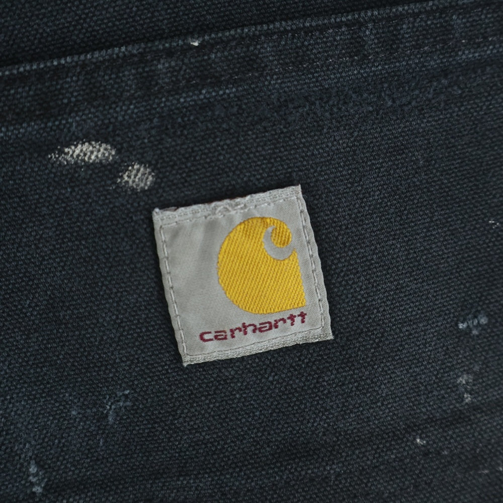 CARHARTT(カーハート) DOUBLE-FRONT UTILITY WORK PANT ダブルニー ワーク ペインターパンツ ブラック B01-BLK