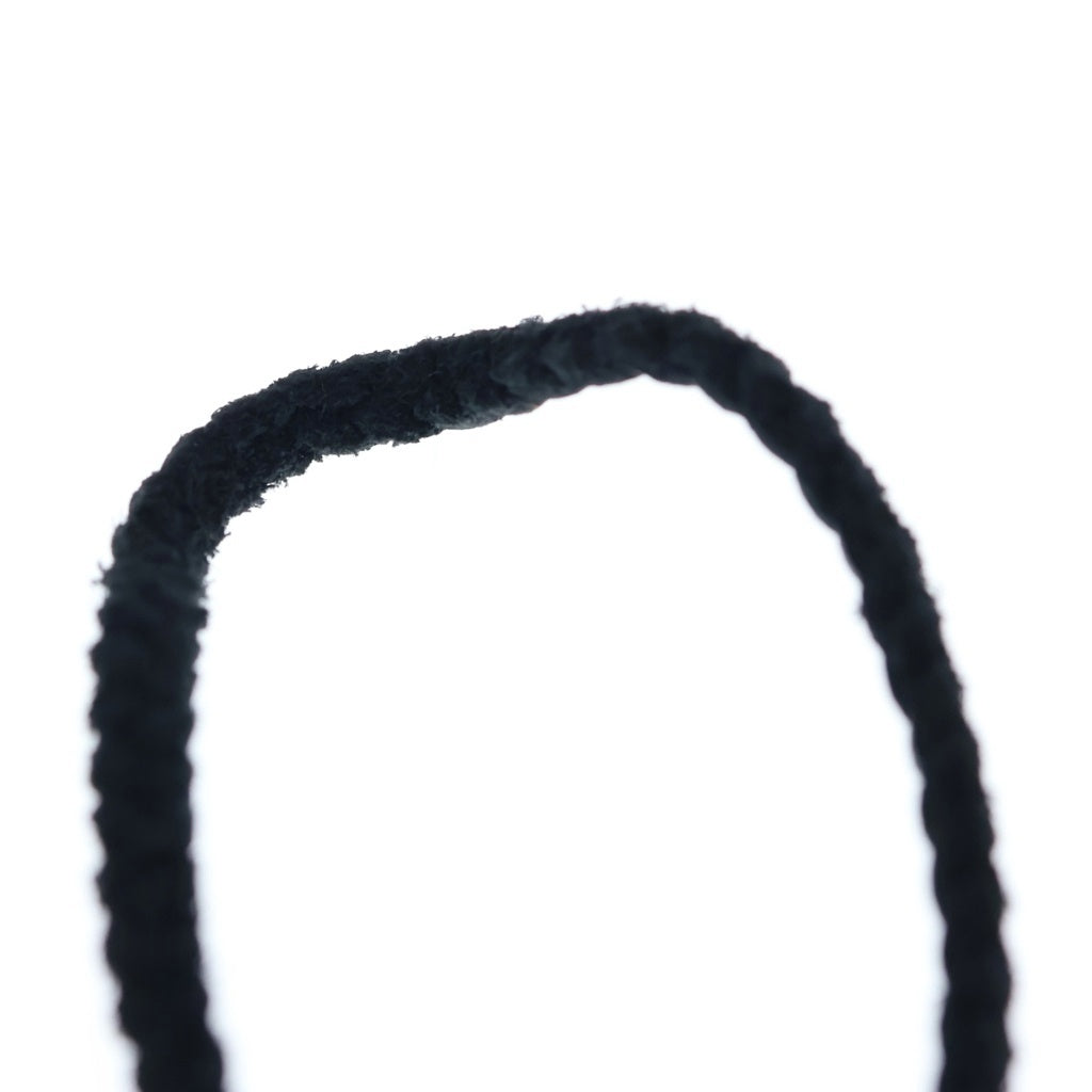 CHROME HEARTS(クロムハーツ) LEATHER BRAID SCROLL ネックレス レザーブレイドネックレス ブラック/シルバー BCA377
