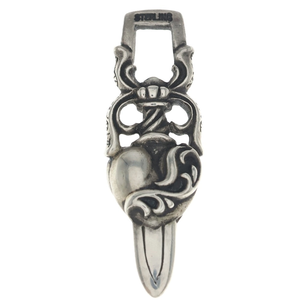 CHROME HEARTS(クロムハーツ) DAGGER HEART ダガーハート ペンダントトップ シルバー BCA243