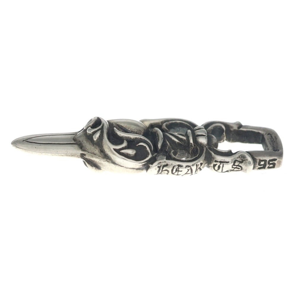 CHROME HEARTS(クロムハーツ) DAGGER HEART ダガーハート ペンダントトップ シルバー BCA243