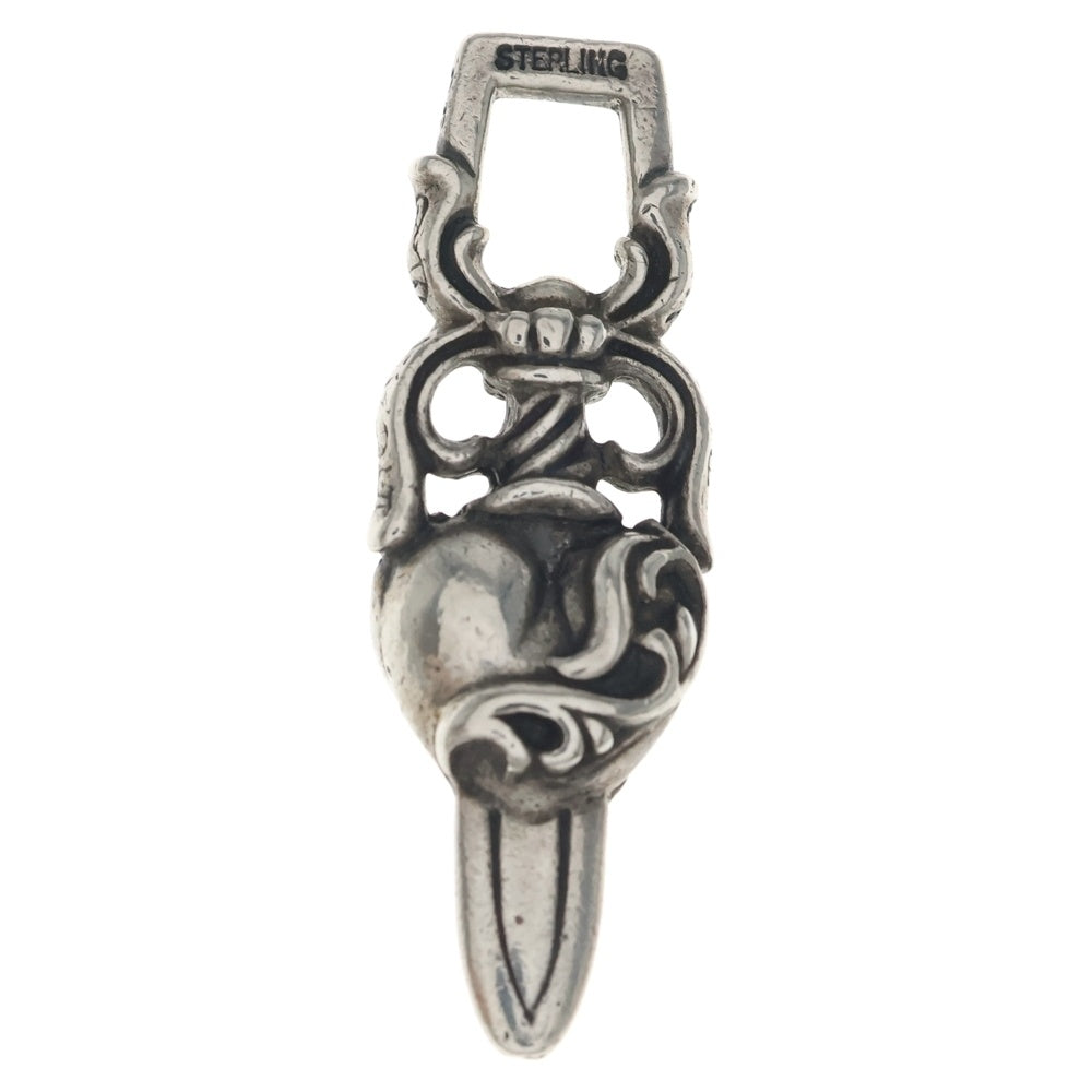 CHROME HEARTS(クロムハーツ) DAGGER HEART ダガーハート ペンダントトップ シルバー BCA243