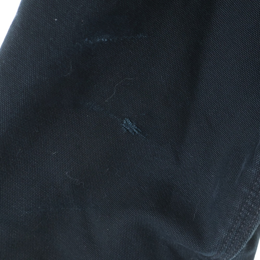CARHARTT(カーハート) DETROIT JACKET USA製 ロゴデザイン ダック地 裏地ブランケット ワーク デトロイトジャケット ブラック J001-BLK