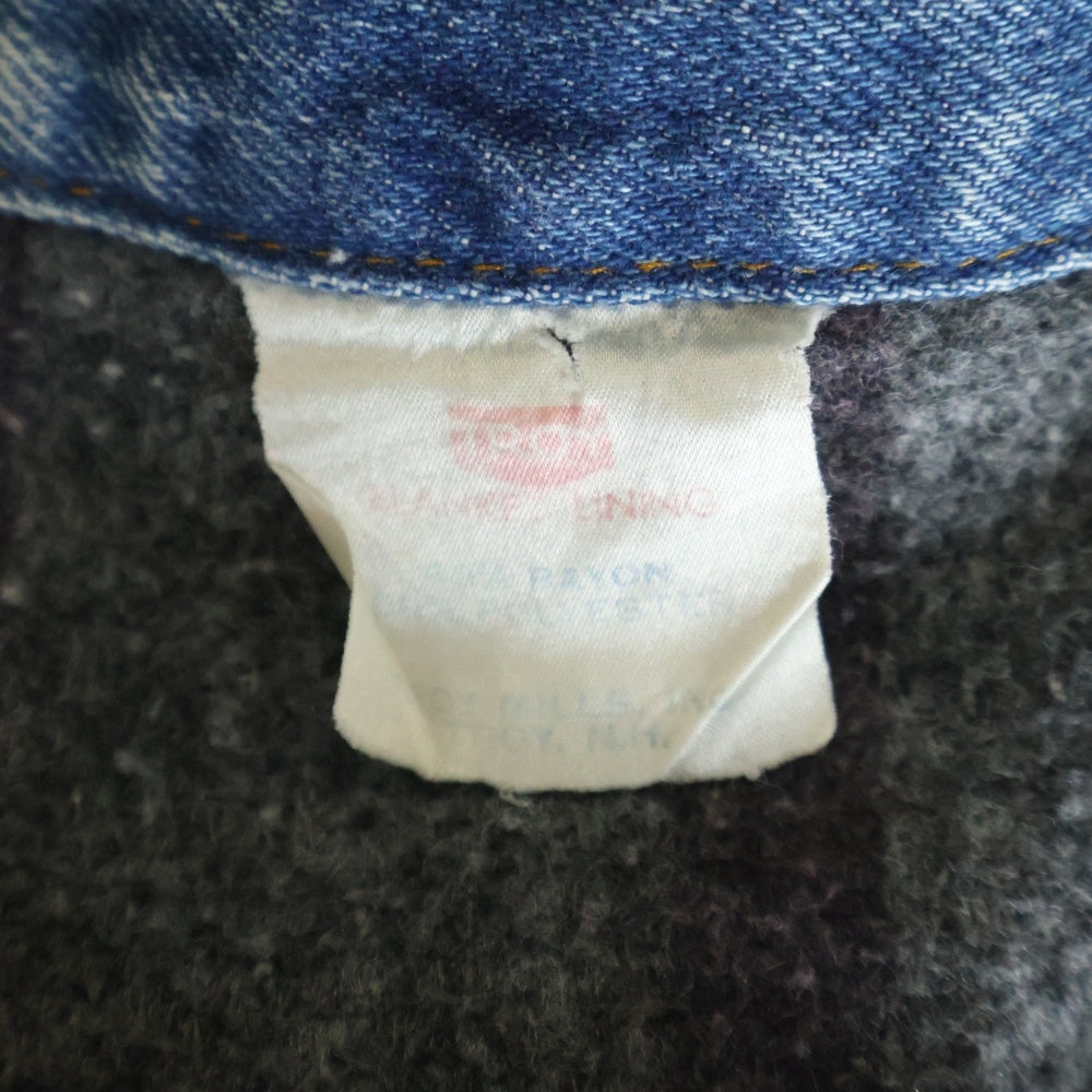 Levi's(リーバイス) 80s VINTAGE 70505-0317 ブランケットライナー デニムジャケット インディゴ