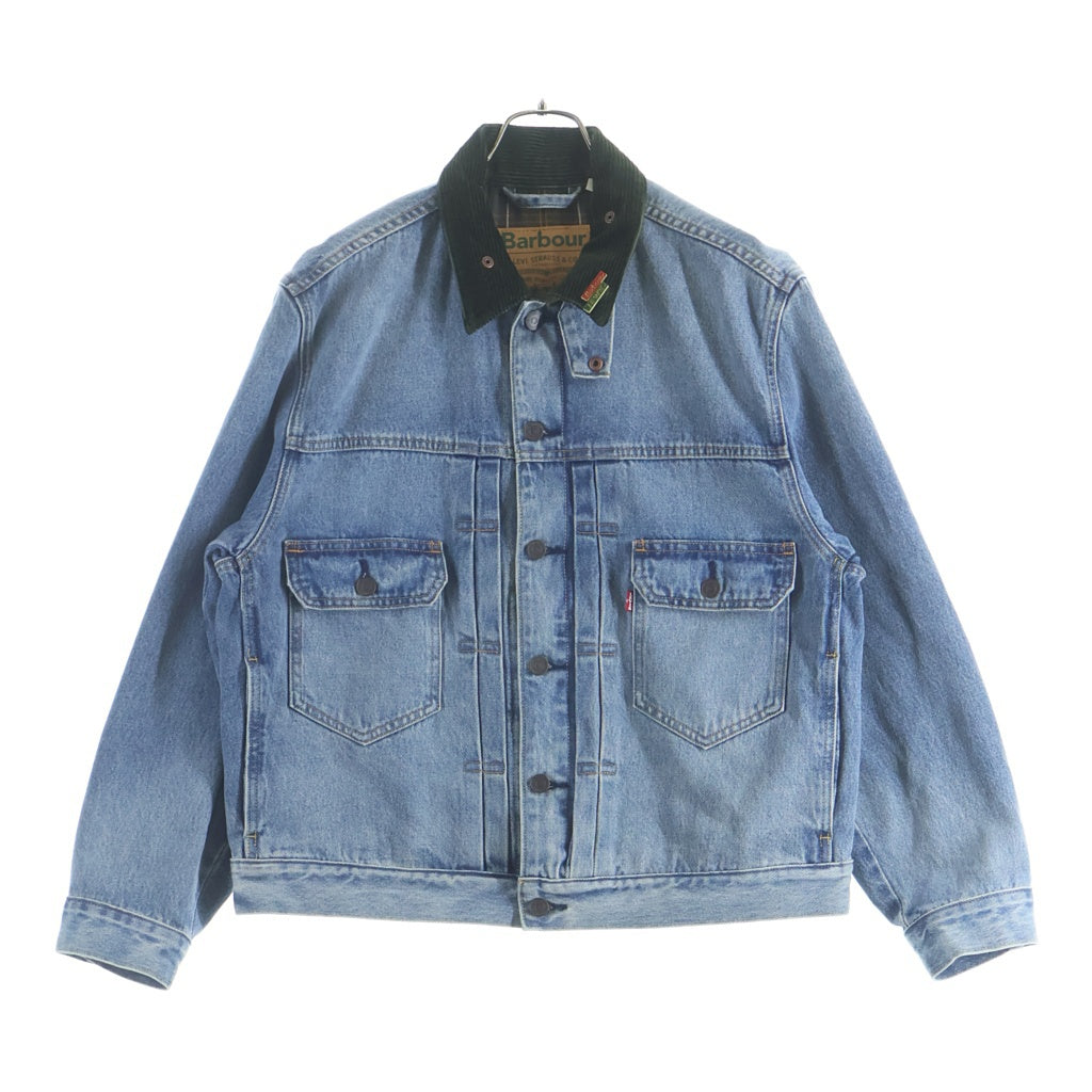 Levi's(リーバイス) ×Barbour TYPE II DENIM JACKET バブアー タイプII コーデュロイカラー デニムジャケット インディゴ 003GM-0000