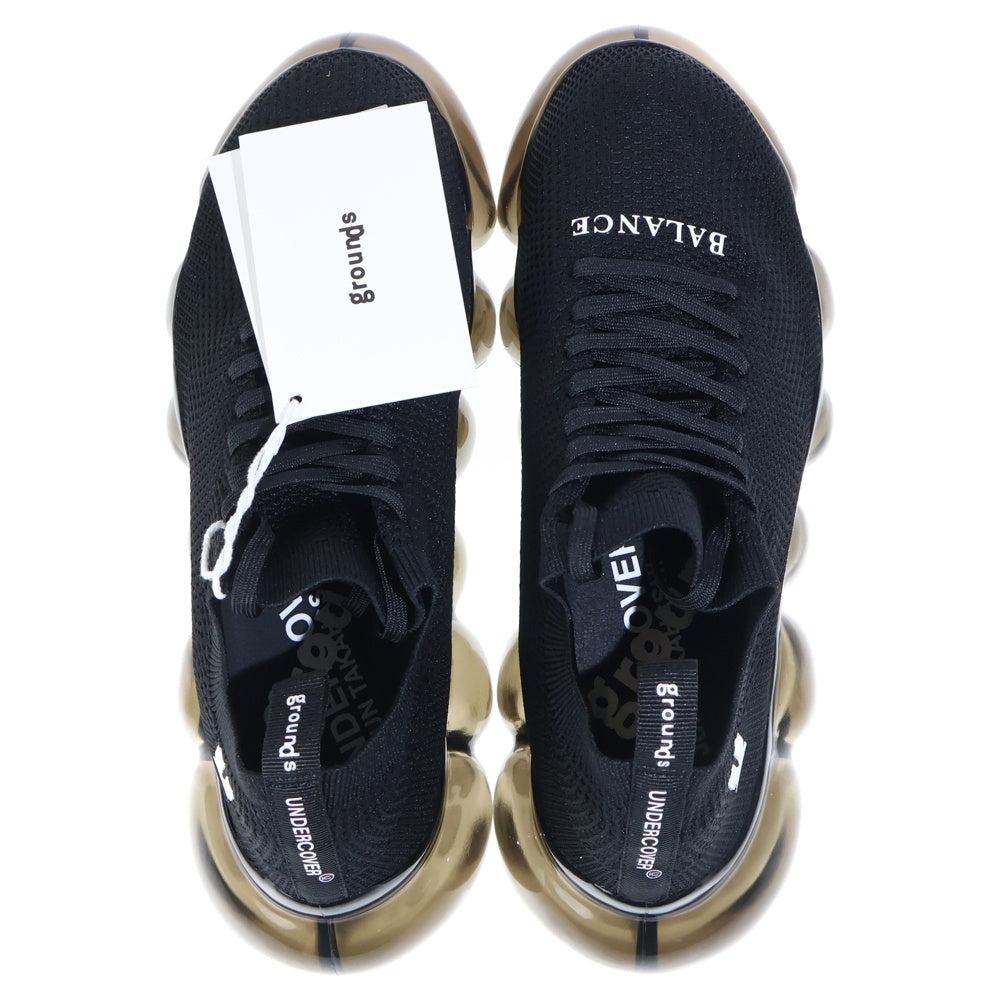 grounds(グラウンズ) 26SS ×UNDERCOVER JEWELRY CHAOS BALANCE アンダーカバー ジュエリーカオスバランス ローカットスニーカー ブラック UP1F9F01