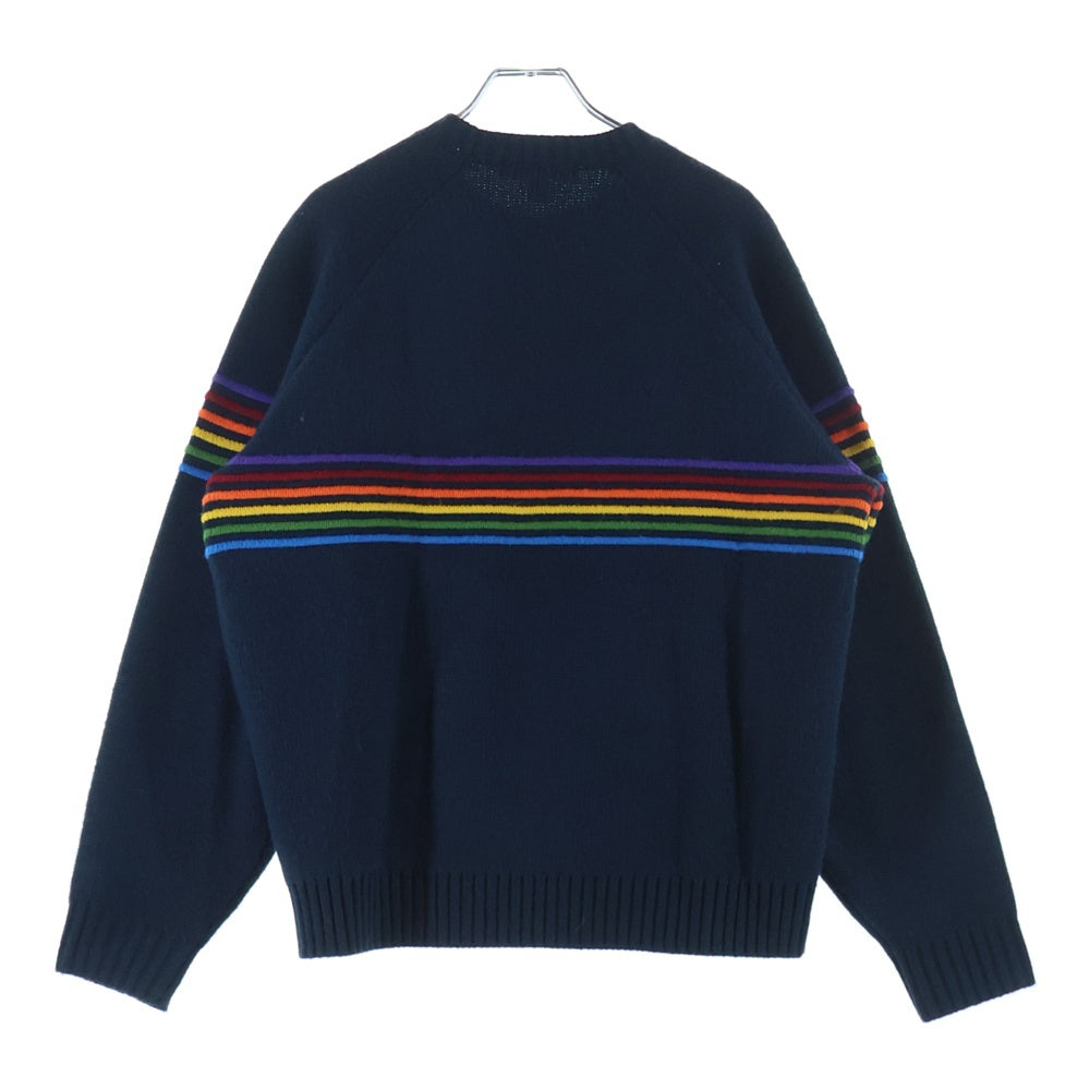 SUPREME(シュプリーム) 26SS Raised Striped Sweater レイズドストライプ ニットセーター ネイビー