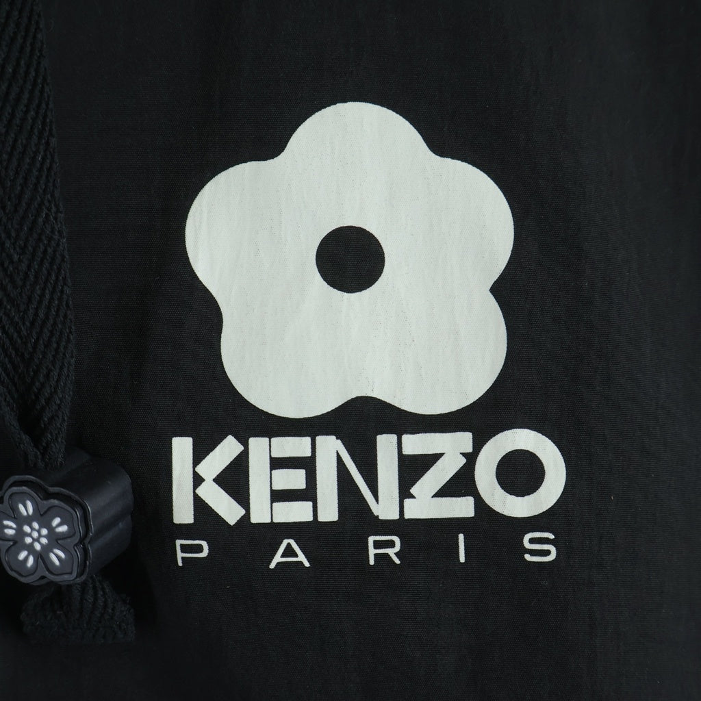KENZO(ケンゾー) Zip Up Hooded Winbreaker Jacket ジップ アップ フーデッド ウィンブレーカー ジャケット ブラック FD55BL1579NF
