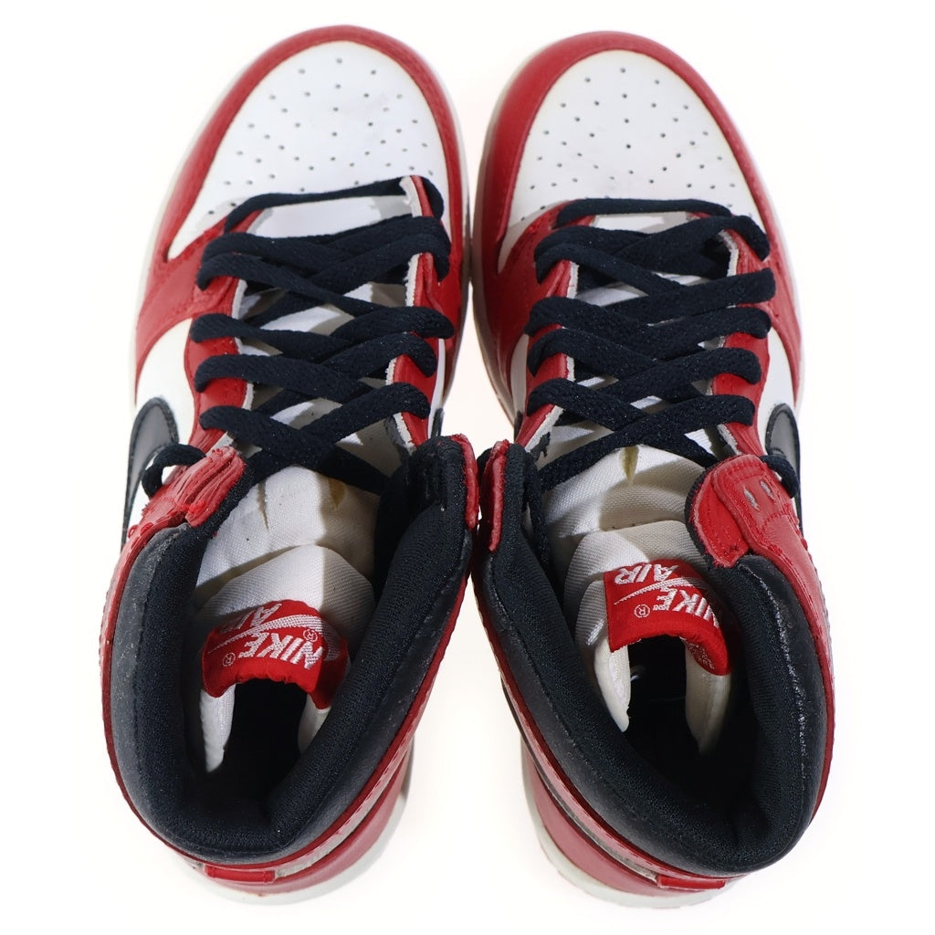 NIKE(ナイキ) 【観賞用1985年製】 AIR JORDAN 1 CHICAGO HIGH OG エアジョーダン1 シカゴ ハイカットスニーカー レディース レッド/ホワイト US6/24cm