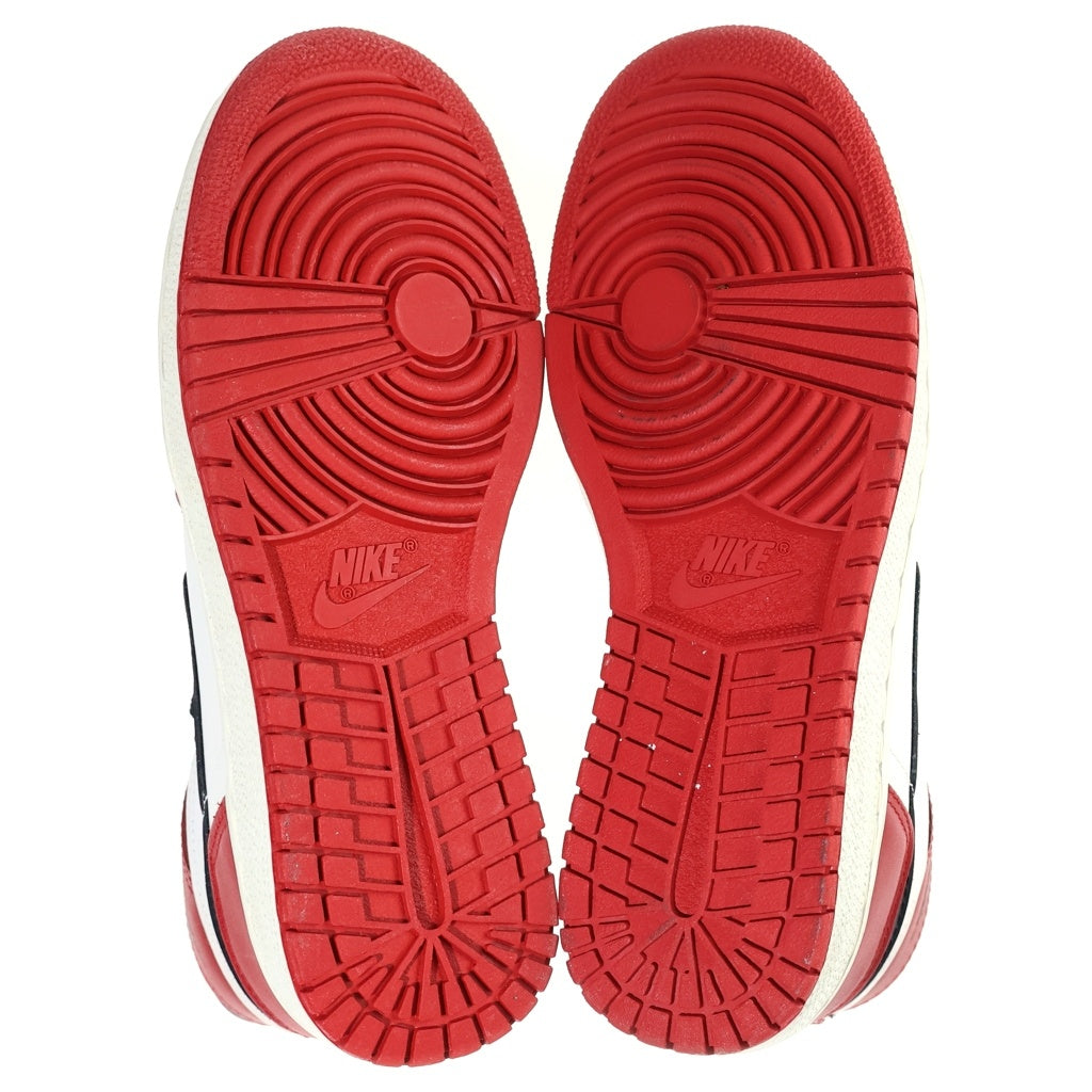 NIKE(ナイキ) 【観賞用1985年製】 AIR JORDAN 1 CHICAGO HIGH OG エアジョーダン1 シカゴ ハイカットスニーカー レディース レッド/ホワイト US6/24cm