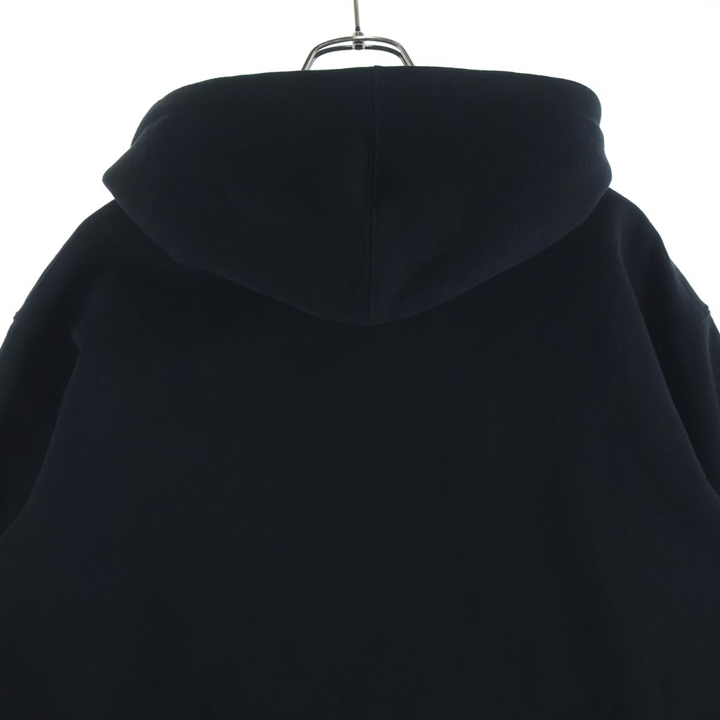 SUPREME(シュプリーム) 22SS ×BURBERRY Box Logo Hooded Sweatshirt バーバリー ボックスロゴ スウェットプルオーバーパーカー フーディー ブラック