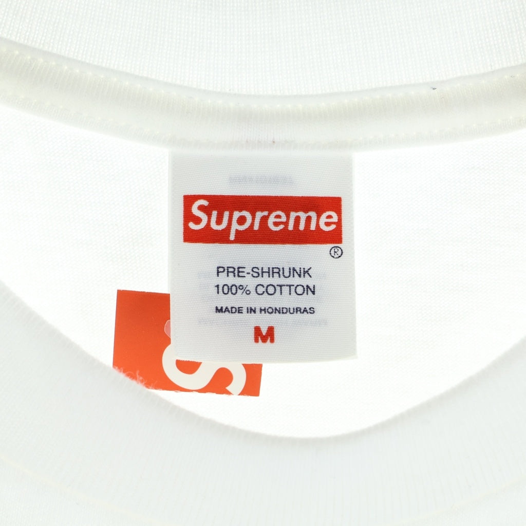 SUPREME(シュプリーム) 26SS Hard Tee ハード フロントロゴ 両面プリントTシャツ 半袖クルーネックカットソー ホワイト