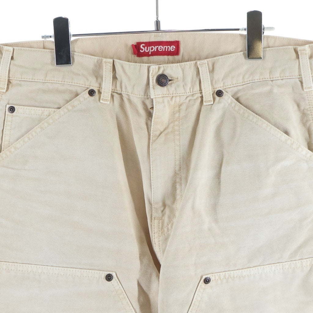 SUPREME(シュプリーム) 24AW Double Knee Painter Pant Natural ダブルニー ペインターパンツ ワークパンツ アイボリー