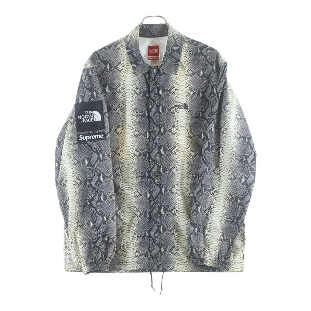 SUPREME(シュプリーム) 18AW ×THE NORTH FACE Snakeskin Taped Seam Coaches Jacket ザ ノースフェイス ナイロン スネークスキン テープド シーム 長袖コーチジャケット NP11803I