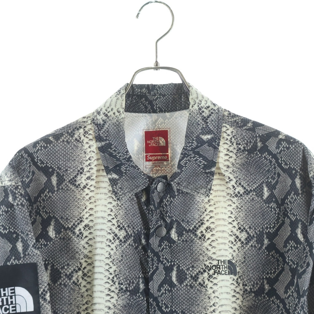 SUPREME(シュプリーム) 18AW ×THE NORTH FACE Snakeskin Taped Seam Coaches Jacket ザ ノースフェイス ナイロン スネークスキン テープド シーム 長袖コーチジャケット NP11803I