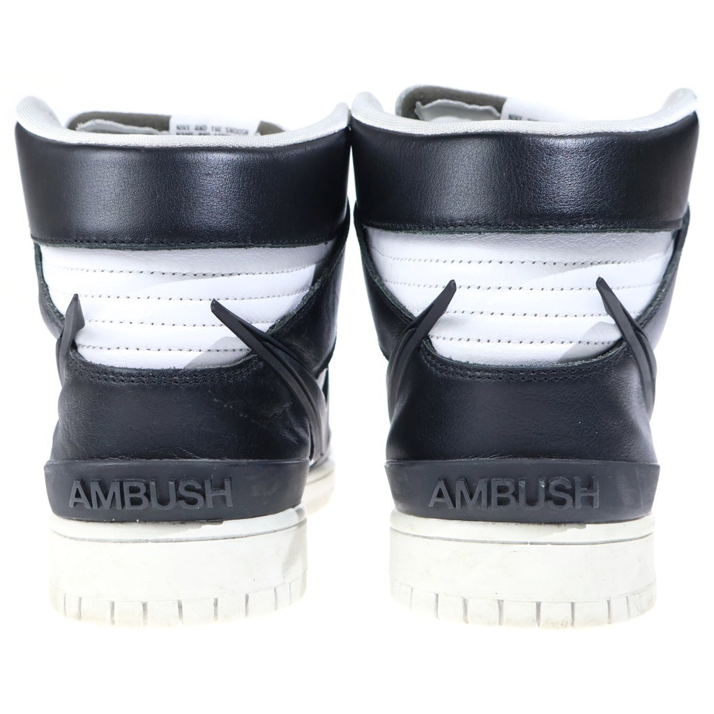 NIKE(ナイキ) ×AMBUSH DUNK HIGH アンブッシュ ダンク ハイカットスニーカー ブラック/ホワイト US10.5/28.5cm CU7544-001