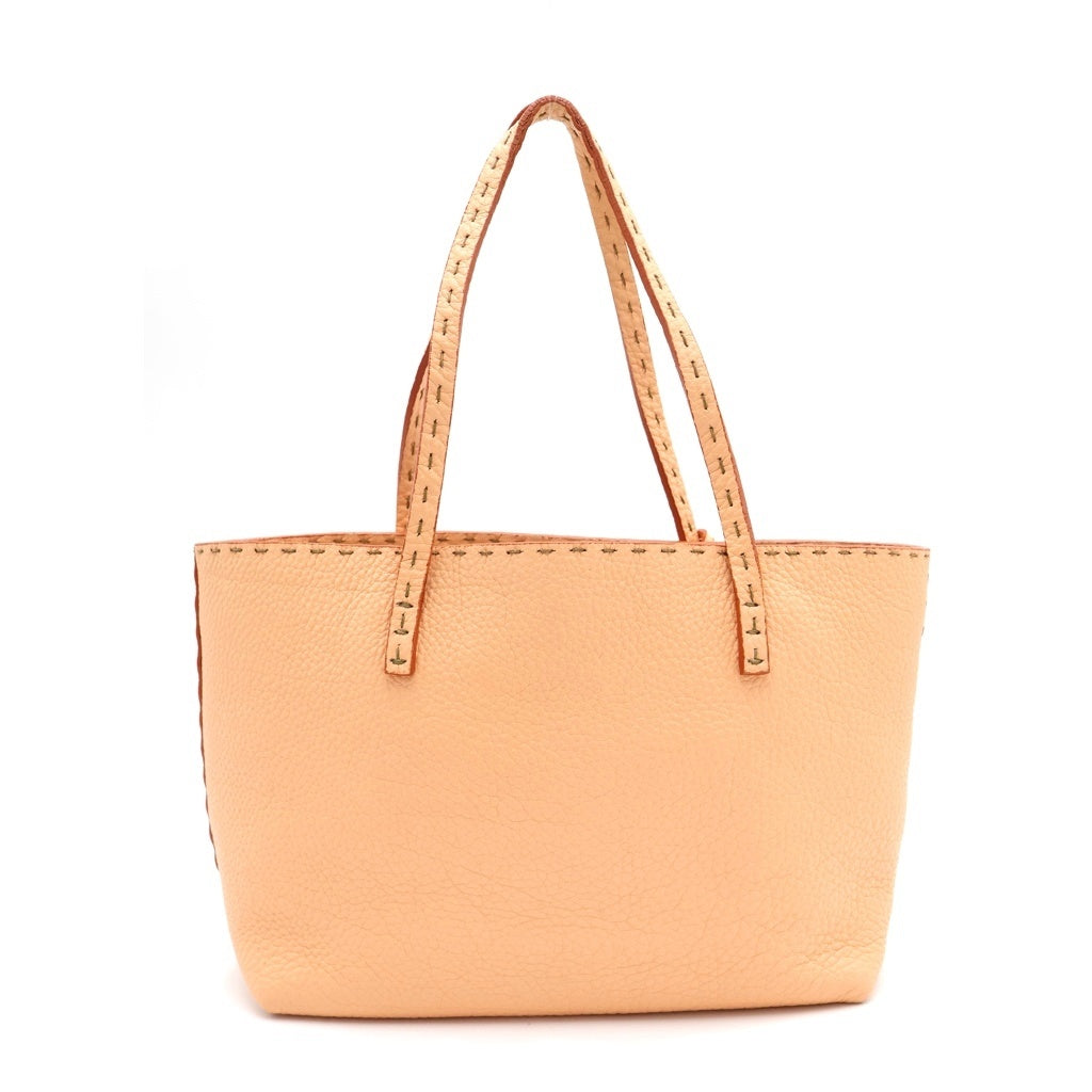 FENDI(フェンディ) セレリア レザー ミニトートバッグ ベージュ 8BH099