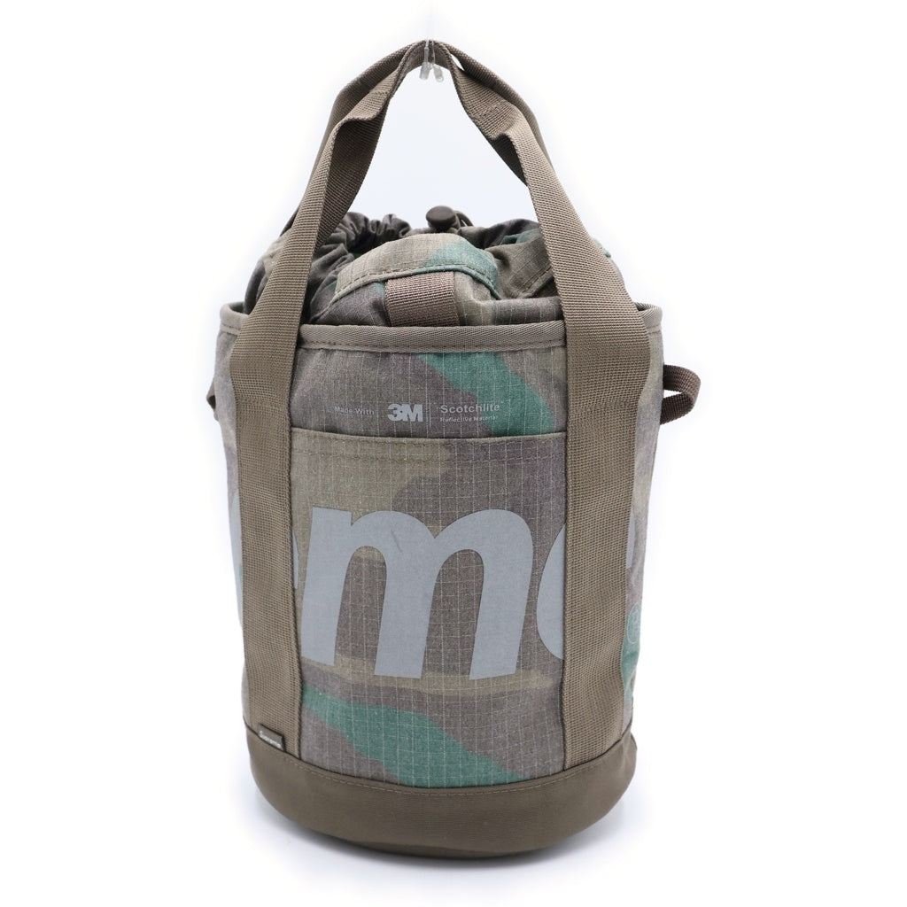 SUPREME(シュプリーム) 24SS Cinch Bag シンチクロージャー ウッドランドカモ 2WAY ハンドバッグ ブラウン/グリーン