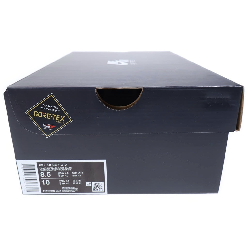 NIKE(ナイキ) AIR FORCE 1 GTX GORE-TEX ゴアテックス エアフォース ローカットスニーカー ホワイト/グレー US8.5/26.5cm CK2630-004