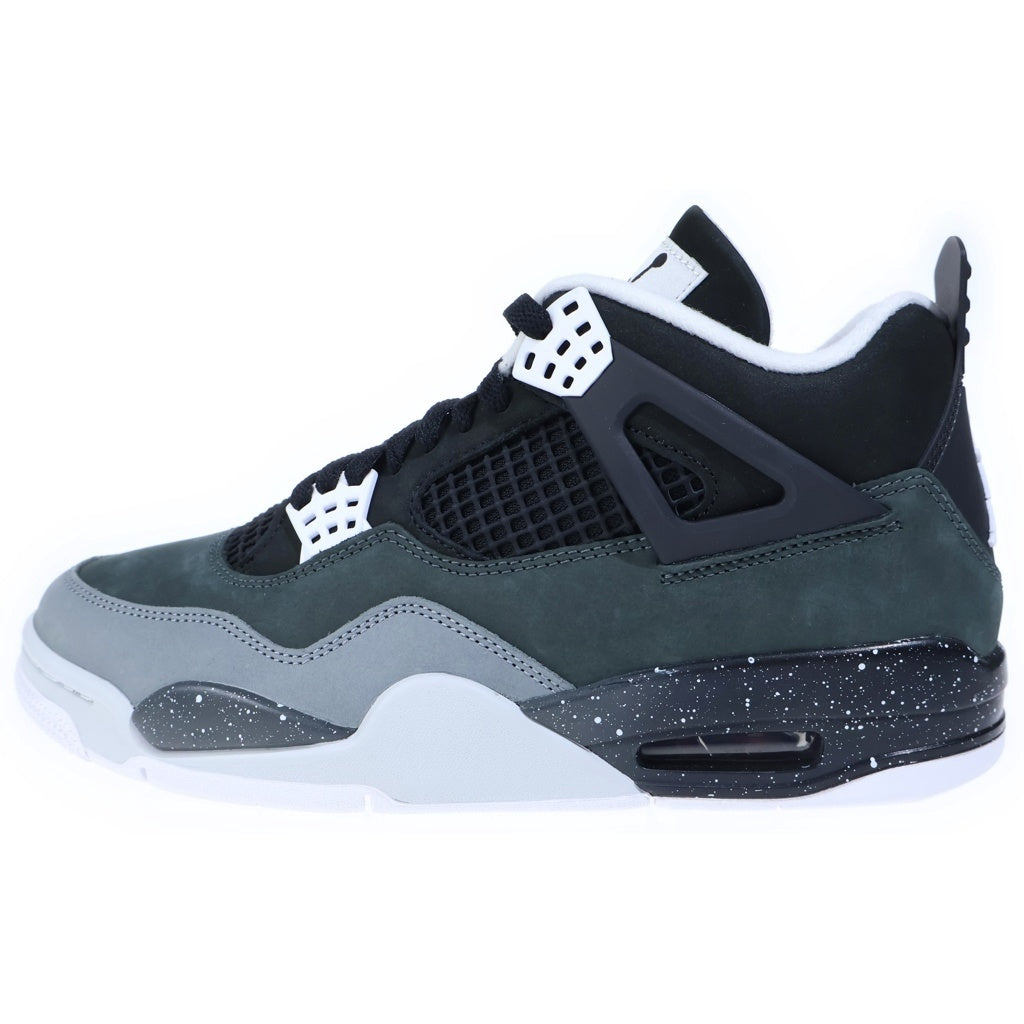 NIKE(ナイキ) AIR JORDAN 4 RETRO Fear エアジョーダン レトロ フィアー ミッドカットスニーカー ブラック/グレー US9.5/27.5cm FQ8138-002
