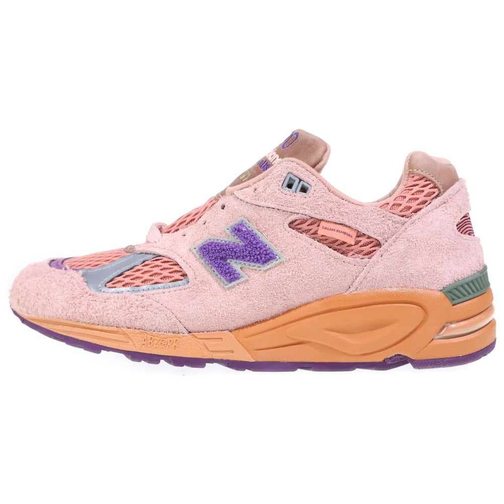 New Balance(ニューバランス) ×Salehe Bembury M990SB2 Sand Be The Time Terra Cotta サレヘベンバリー テラコッタ スエードレザーローカットスニーカー ピンク US9/27cm