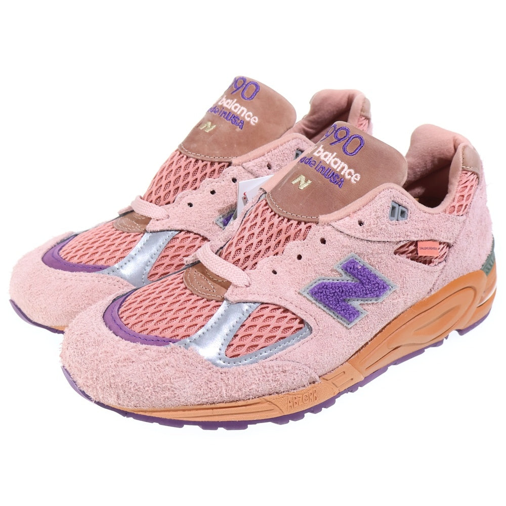 New Balance(ニューバランス) ×Salehe Bembury M990SB2 Sand Be The Time Terra Cotta サレヘベンバリー テラコッタ スエードレザーローカットスニーカー ピンク US9/27cm