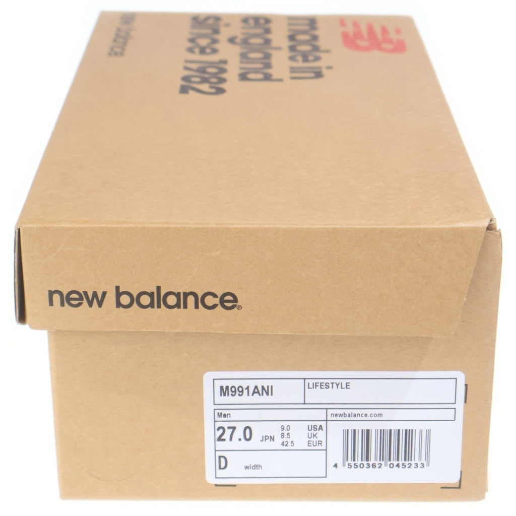 New Balance(ニューバランス) M991ANI 20TH Anniversary ローカットスニーカー グレー US9/27cm