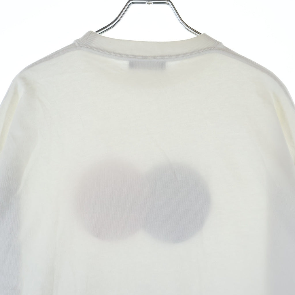 BALENCIAGA(バレンシアガ) マスターカードロゴプリント クルーネック半袖Tシャツ カットソー ホワイト 620969 TIV79