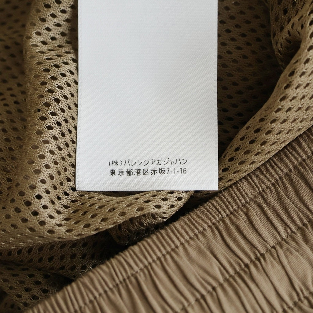 BALENCIAGA(バレンシアガ) LOOSE-FITTING TROUSERS ルーズフィッティング ロゴエンブロイダリー リヨセルポプリントラックパンツ トラウザーズ ブラウン 643052 TFO02