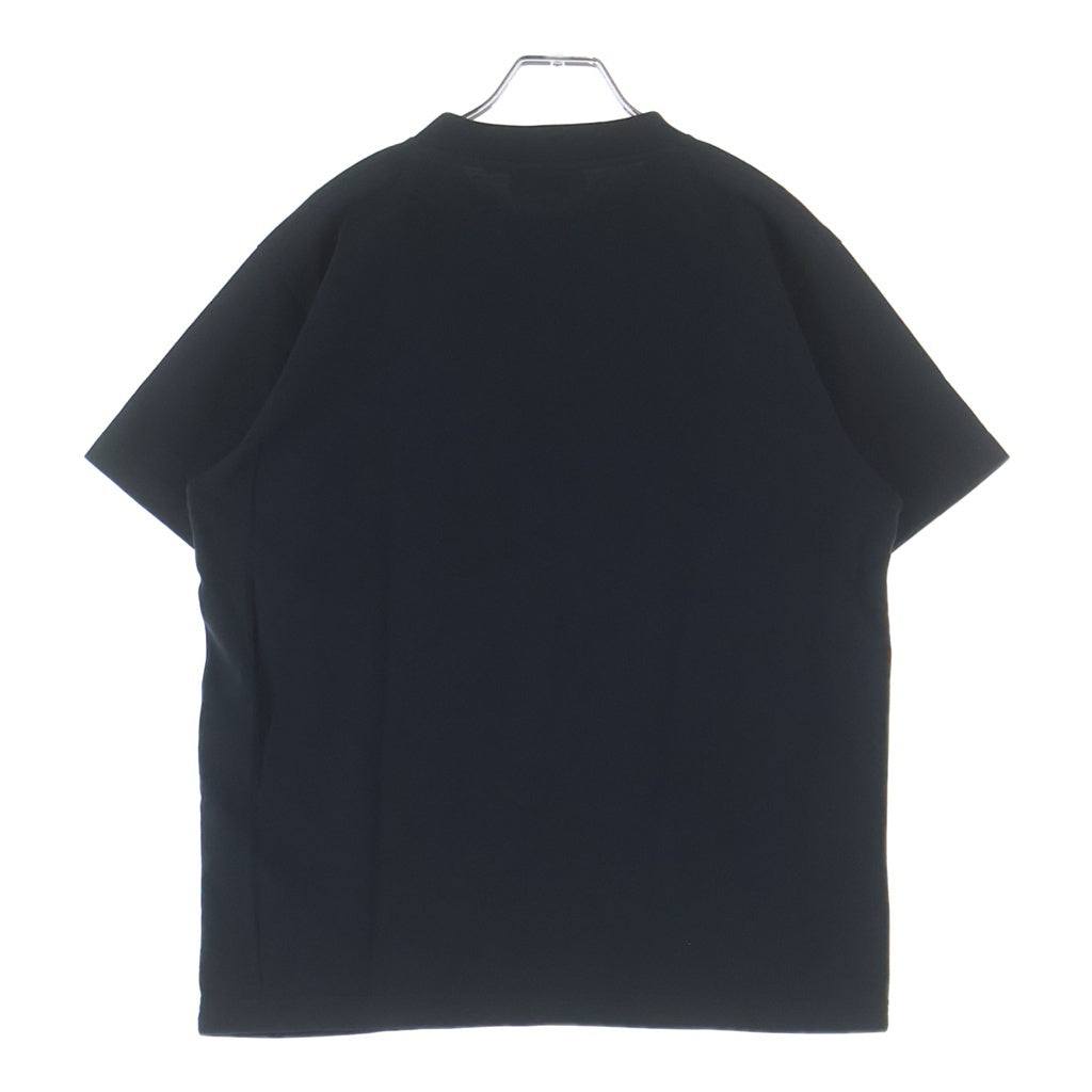 BALENCIAGA(バレンシアガ) 22SS Small Fit Logo Tee スモールフィット タイガープリント クルーネック半袖Tシャツ カットソー ブラック 670943 TLVH2
