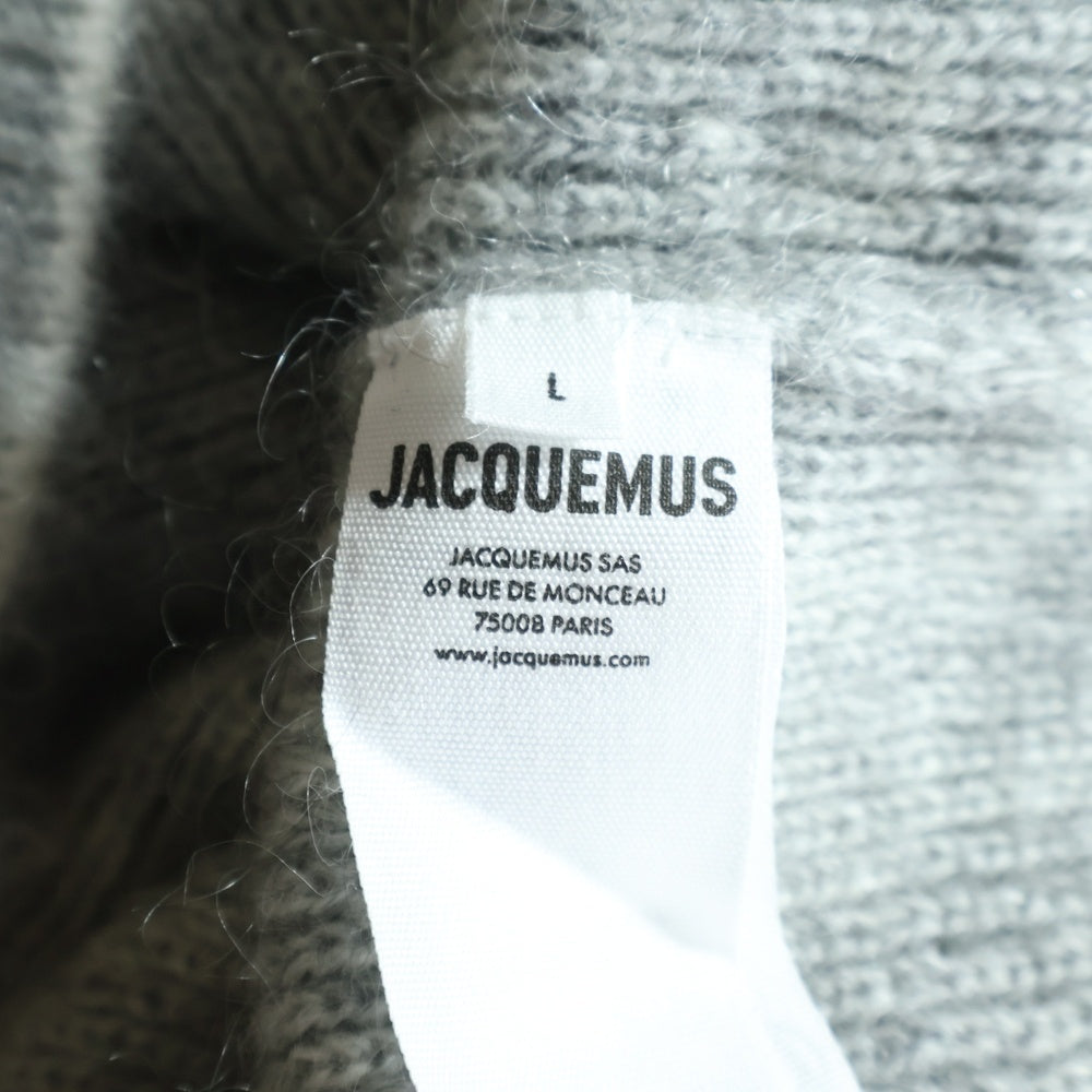 JACQUEMUS(ジャックムス) Le D?bardeur モヘア混 ニット タンクトップ グレー 246KN502 2317 950