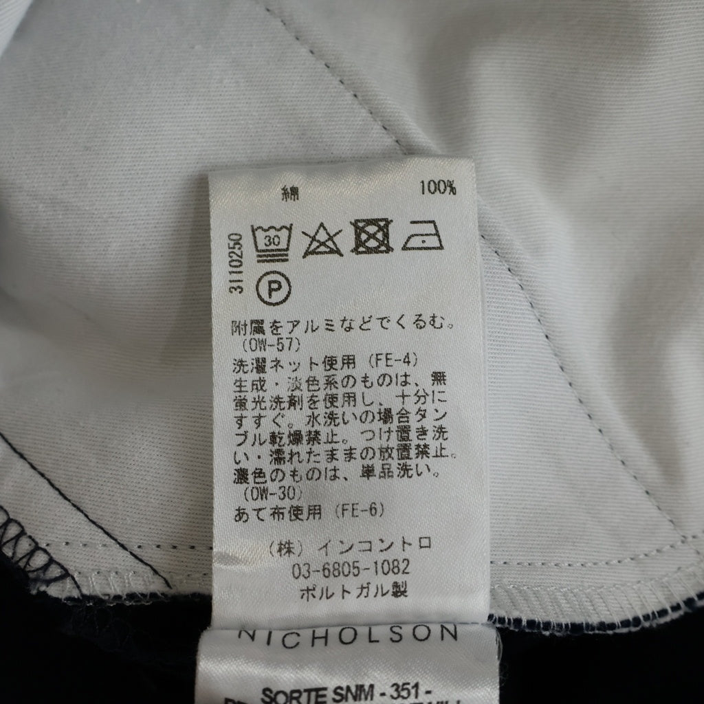 STUDIO NICHOLSON(スタジオニコルソン) SORTE PEACHED COTTON TWILL