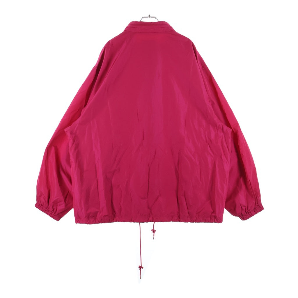 BALENCIAGA(バレンシアガ) Embroidered Logo Oversized Windbreaker エンブロイダリーロゴ オーバーサイズ ウィンドブレーカー ジャケット レディース ピンク 698847 TYD36