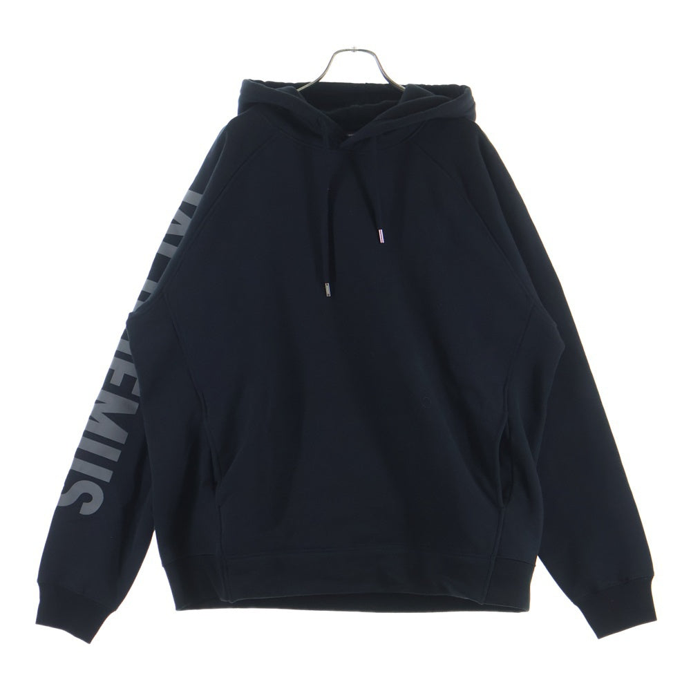 JACQUEMUS(ジャックムス) 24AW LE HOODIE TYPO アームラバーロゴ プルオーバーフーディー パーカー ブラック 245JS234 2341 990