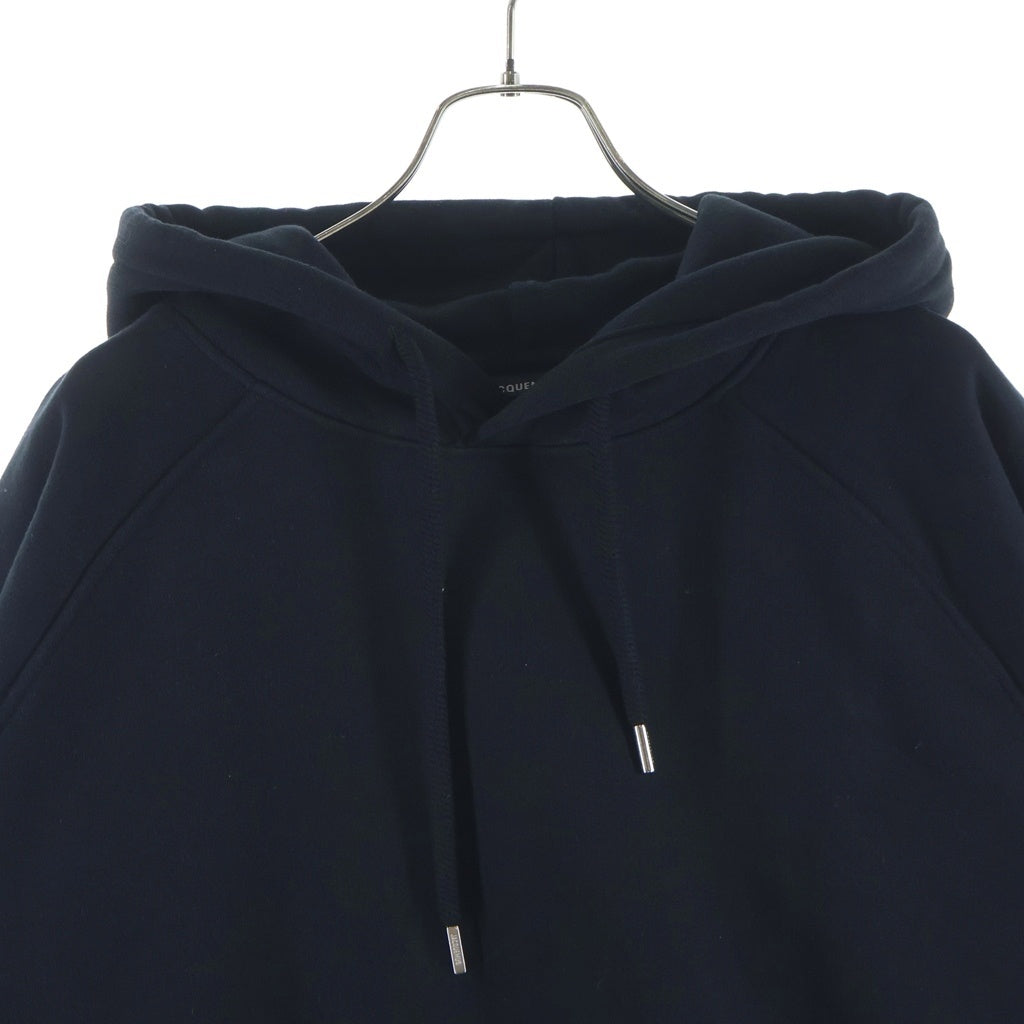 JACQUEMUS(ジャックムス) 24AW LE HOODIE TYPO アームラバーロゴ プルオーバーフーディー パーカー ブラック 245JS234 2341 990