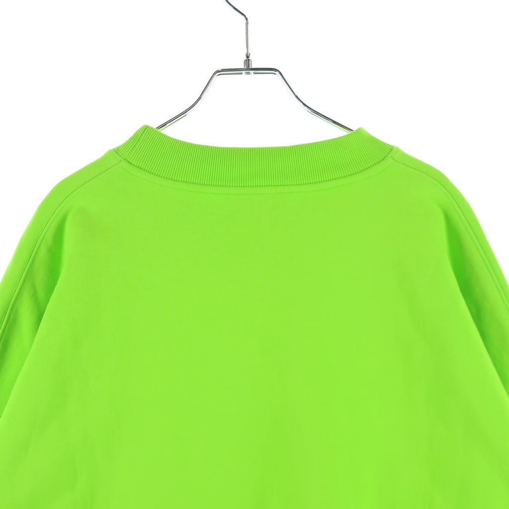 BALENCIAGA(バレンシアガ) 24SS BB CORP SWEATSHIRT BBコープ オーバーサイズ クルーネックスウェット トレーナー ライトグリーン 671125 TKVB5