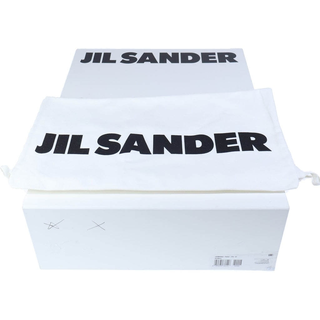 JIL SANDER(ジルサンダー) ORB オーブ スエードレザー チャンキーソール レースアップ ローカットスニーカー ブラウン J32WS0040