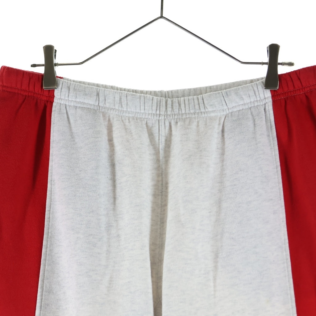 SUPREME(シュプリーム) 20SS Color Blocked Sweatpant カラーブロック サイドロゴ スウェットパンツ ホワイト/レッド
