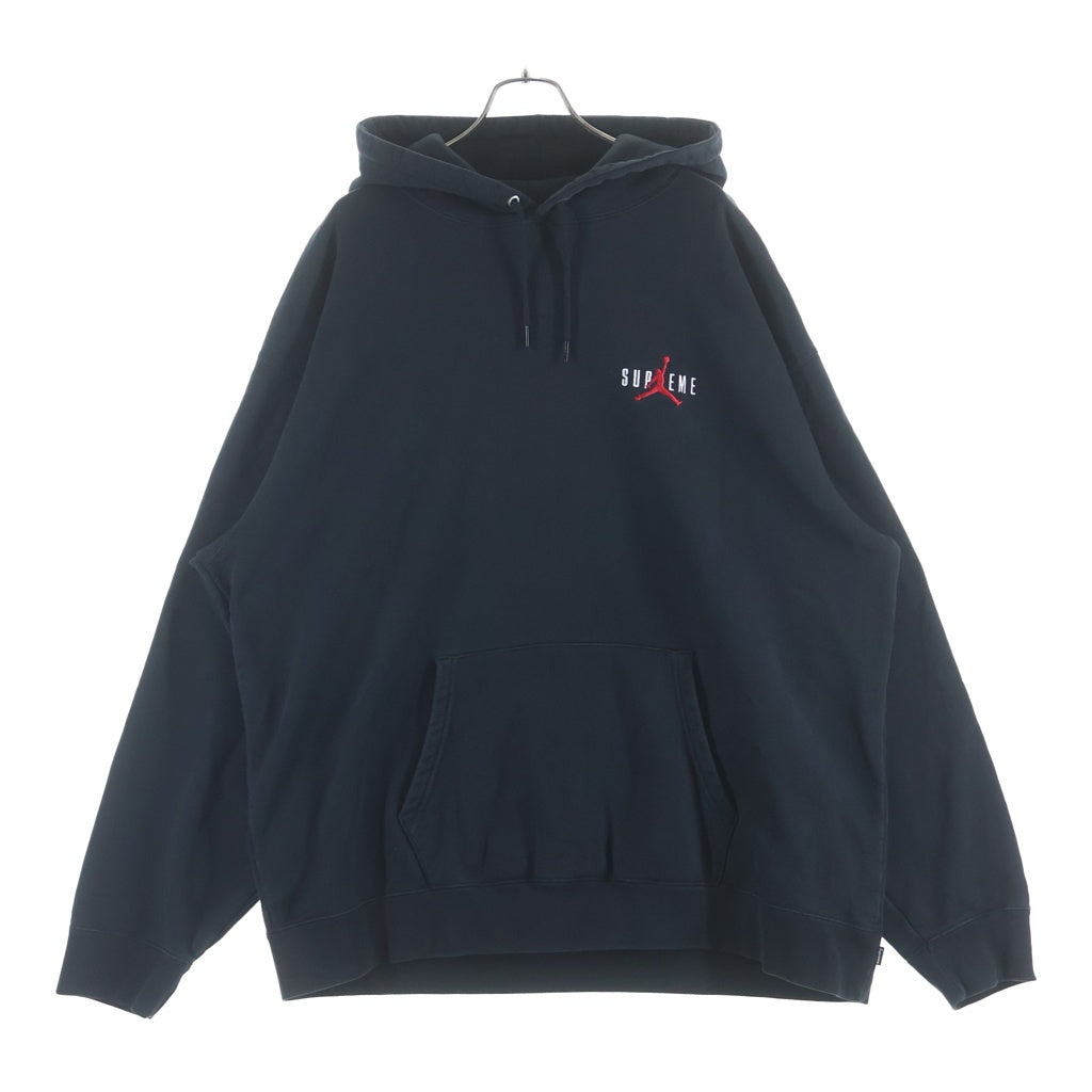SUPREME(シュプリーム) 24AW ×Nike Jordan Hooded Sweatshirt ナイキ ジョーダン フーデッド ロゴプリント プルオーバー パーカー スウェットシャツ HF0836-010