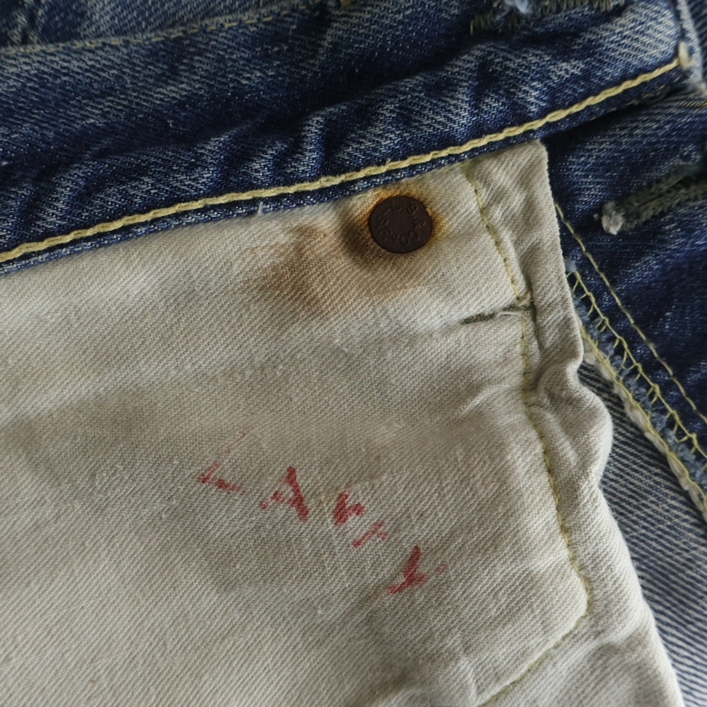 Levi's(リーバイス) 50S-60S VINTAGE 501XX ギャラ入り紙パッチ ボタン裏14 足長R BIG E ヴィンテージ ボタンフライデニムパンツ インディゴ