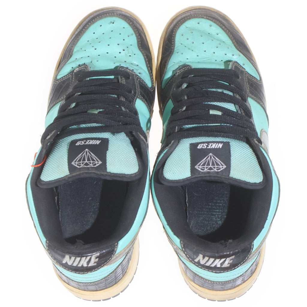 NIKE SB(ナイキエスビー) 【鑑賞用 2005年製】 DUNK LOW DIAMOND SUPPLY CO. ダンク ダイヤモンドサプライ ローカットスニーカー ブラック/ティファニーブルー 304292-402
