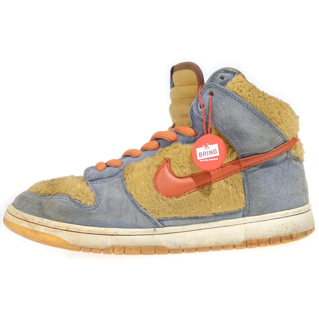 NIKE SB(ナイキエスビー) 【観賞用 2006年製】 DUNK HIGH PAPA BEAR ダンク パパベア ハイカットスニーカー イエロー/ブルー US9.5/27.5cm 313171-781