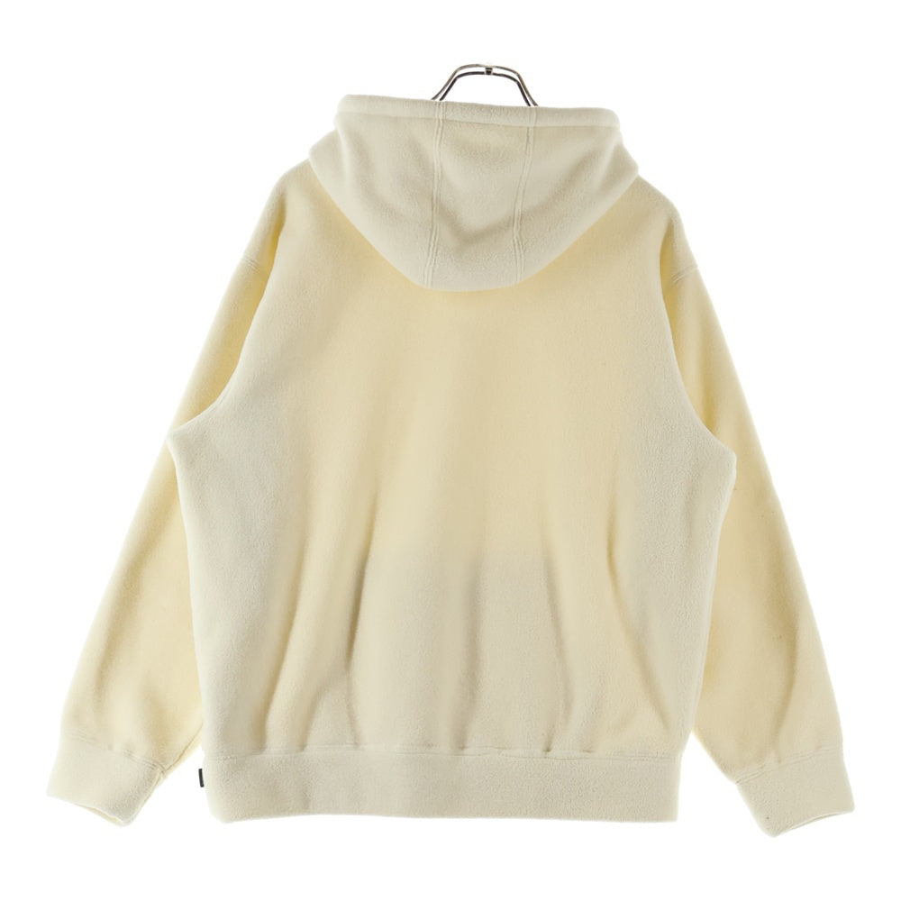 SUPREME(シュプリーム) 20AW Polartec Hooded Sweatshirt ポーラーテック フーデッドスウェットシャツ プルオーバーパーカー アイボリー
