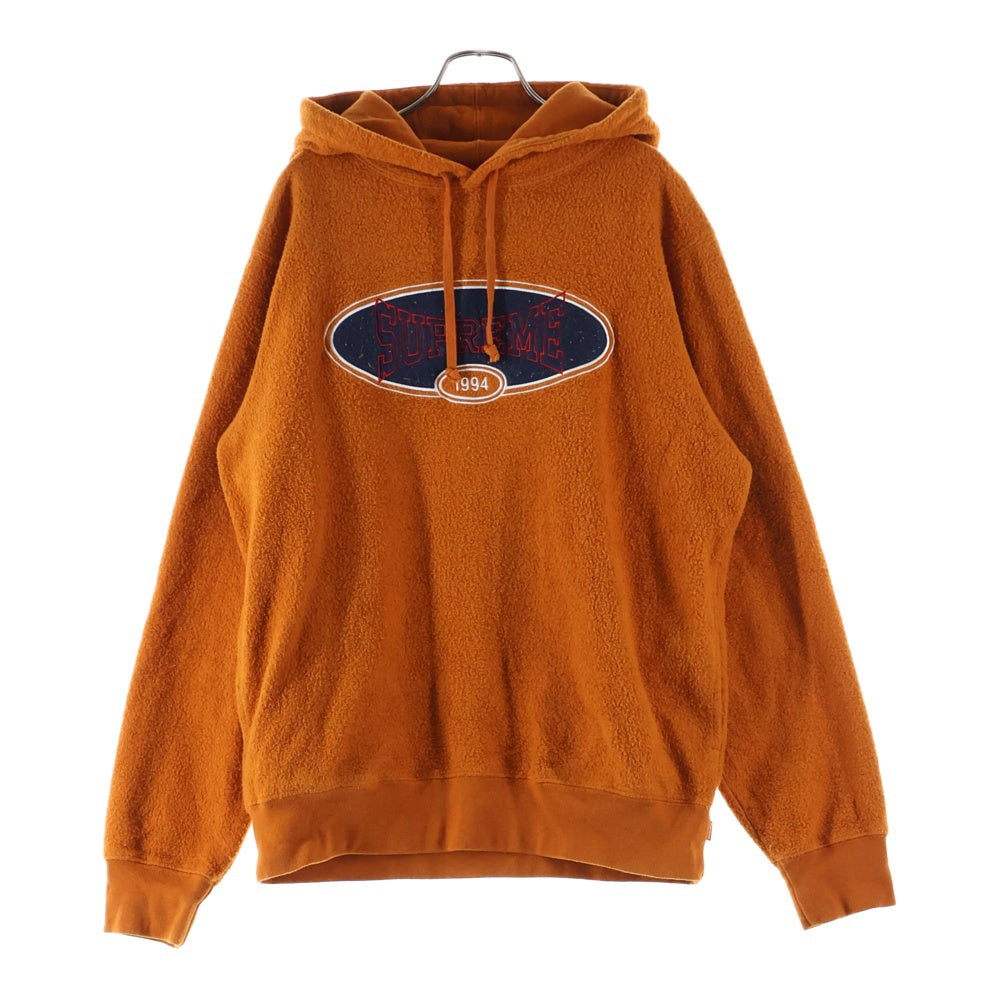 SUPREME(シュプリーム) 18SS Reverse Fleece Hooded Sweatshirt リバースフリース フーデッドスウェットシャツ プルオーバーパーカー オレンジ