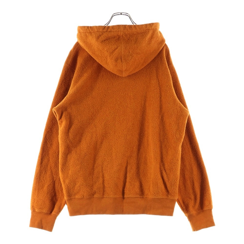 SUPREME(シュプリーム) 18SS Reverse Fleece Hooded Sweatshirt リバースフリース フーデッドスウェットシャツ プルオーバーパーカー オレンジ