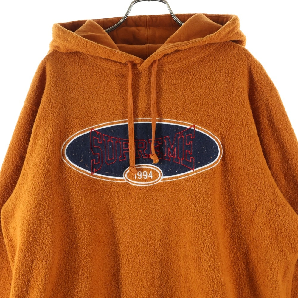 SUPREME(シュプリーム) 18SS Reverse Fleece Hooded Sweatshirt リバースフリース フーデッドスウェットシャツ プルオーバーパーカー オレンジ