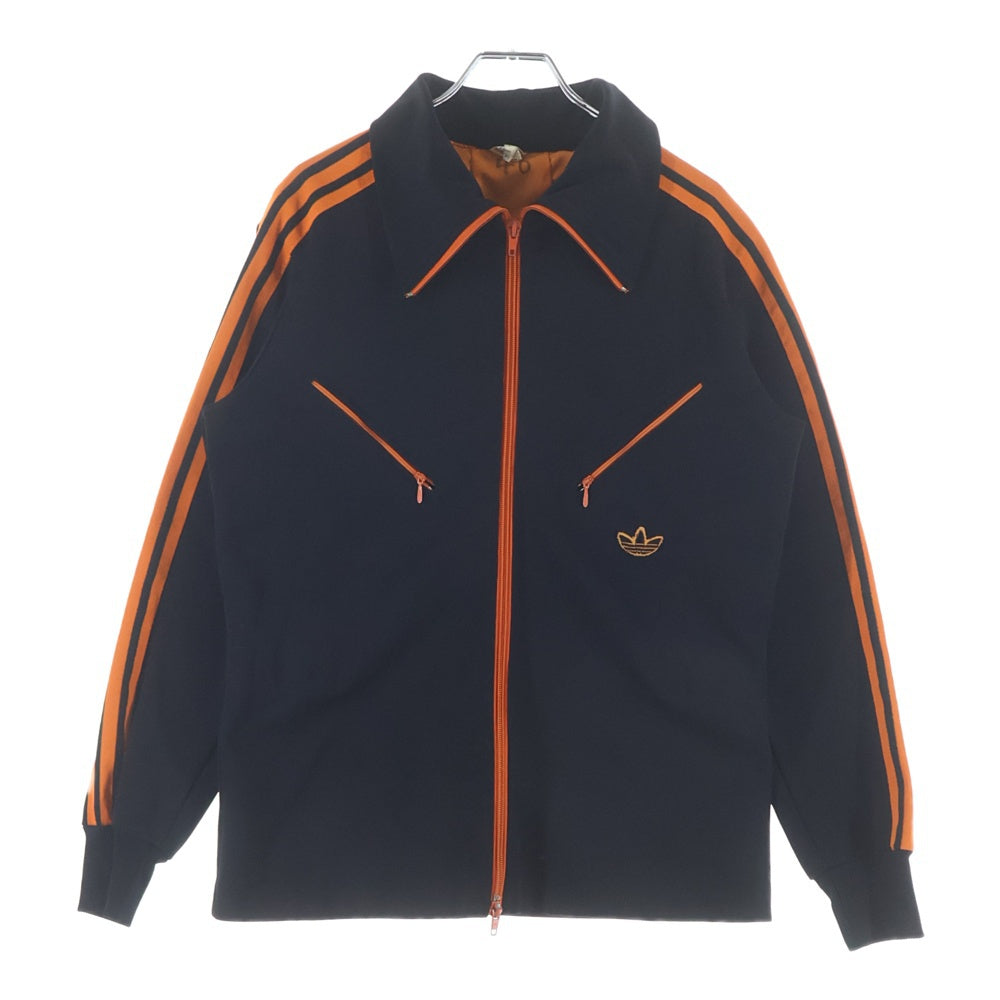 adidas(アディダス) 60-70S VINTAGE ヴィンテージ 西ドイツ製 OPTIジップ トラックジャケット ブラック/オレンジ