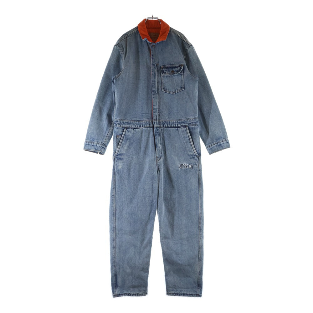 SUPREME(シュプリーム) 18AW ×Levi's Denim Coveralls リーバイス デニム カバーオール つなぎ インディゴ