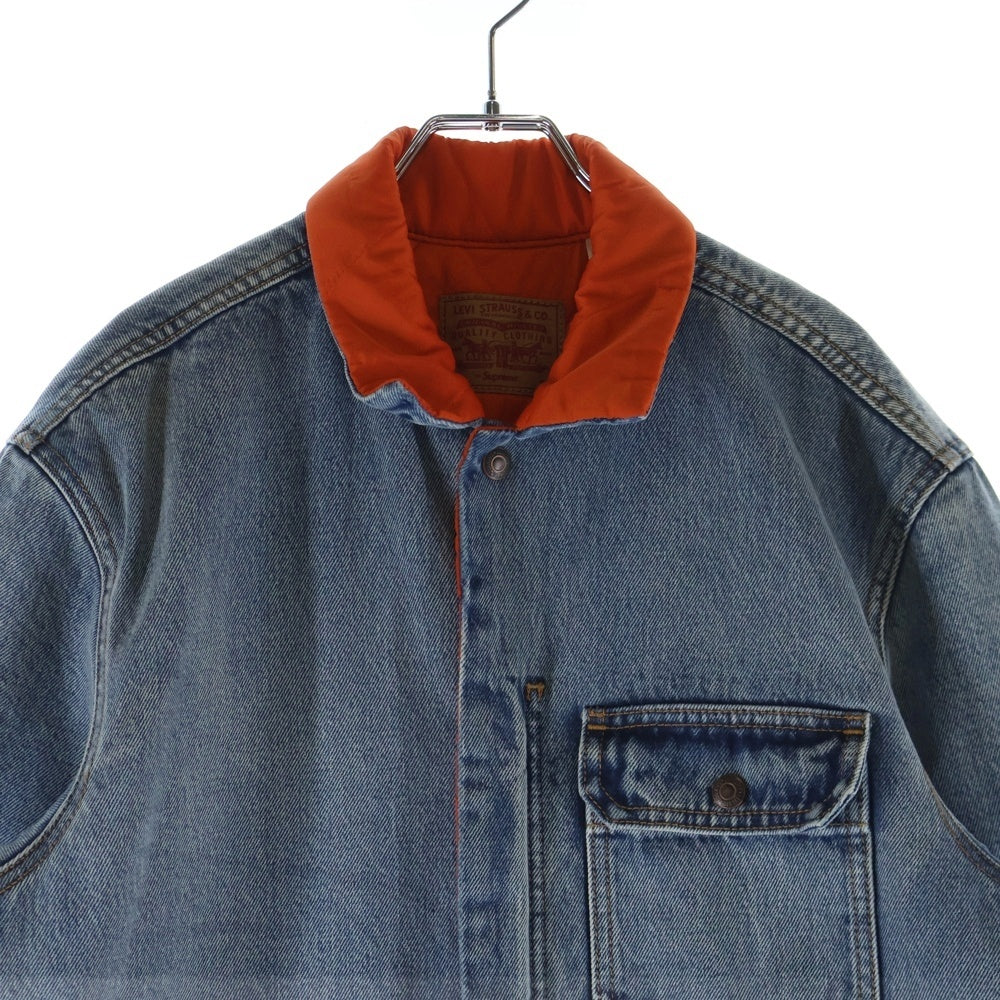 SUPREME(シュプリーム) 18AW ×Levi's Denim Coveralls リーバイス デニム カバーオール つなぎ インディゴ