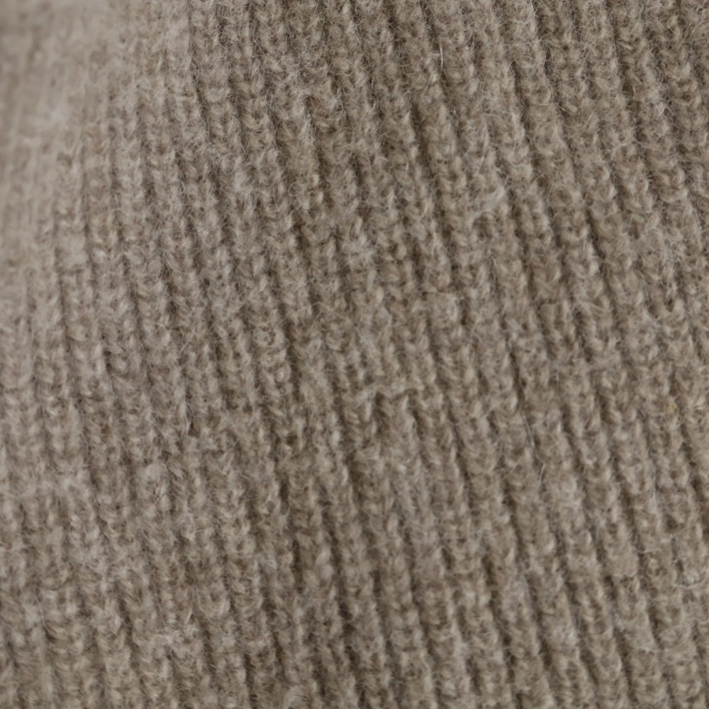 YOKE(ヨーク) 20AW 7G ALPACA WOOL RIB CREW NECK CARDIGAN セブンゲージ アルパカウール リブクルーネック カーディガン ベージュ YK20AW0297S-C